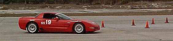 Corvette autocrossing