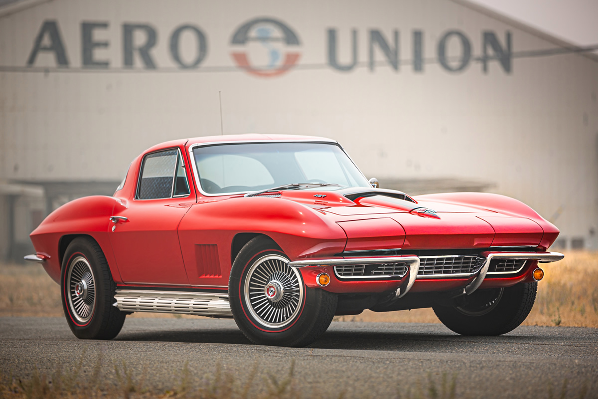 1967 Corvette 427 in Rally Red