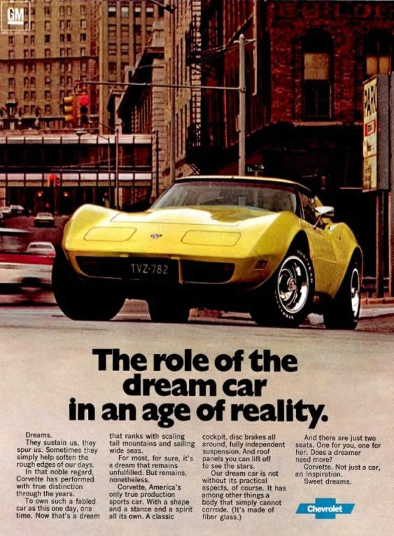 1977 Corvette Advertisement