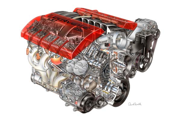 2006 Corvette Z06 LS Engine