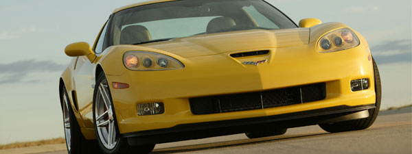 The new 2006 Corvette Z06 has an unmistakable and aggressive appearance
