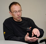 Katech's Kevin Pranger, who was the 'engine guy' for the C5-R and the 7-liter part of the C6.R program.