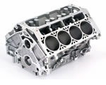 The structure of the LS7 basic engine is a specific aluminum cylinder case.