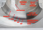 This image details the space near the intake valve seat. The LS7 intake seat and transition areas are a very sophisticated system intended for one goal: maximum air flow.