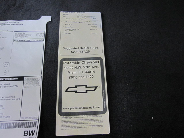 2009 Corvette ZR1 #087