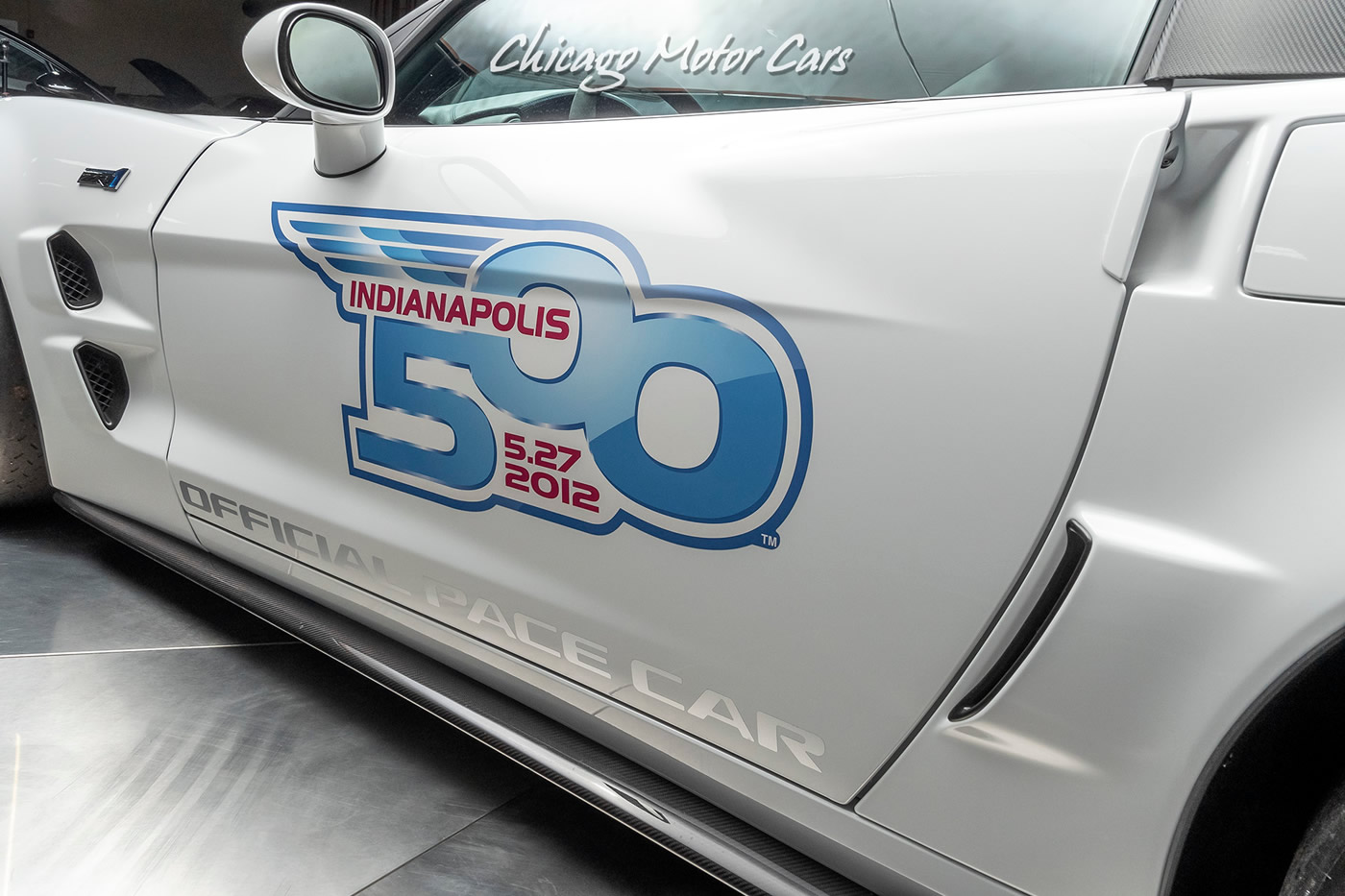 2013 Corvette ZR1 Indianapolis 500 Pace Car - VIN 1G1Y62DT9D5800024