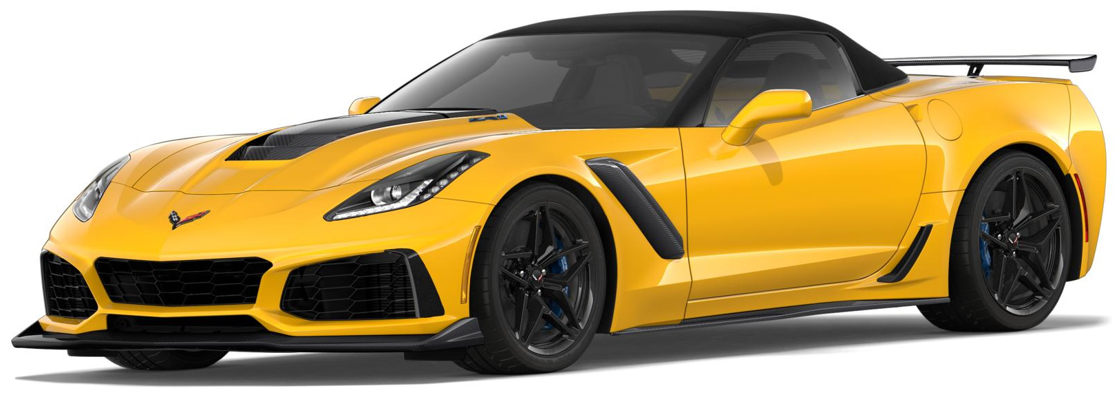 2019 Corvette ZR1 Convertible in Corvette Racing Yellow Tintcoat