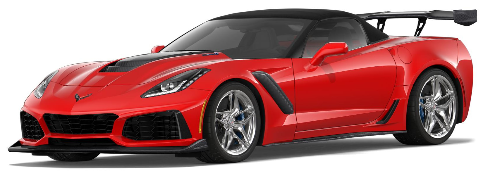 2019 Corvette ZR1 Convertible in Torch Red with the ZTK Track Performance Package