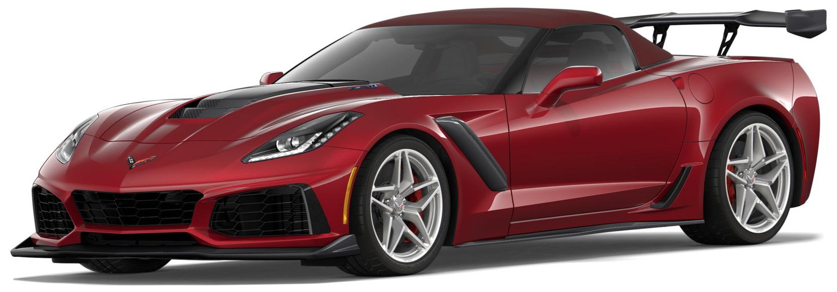 2019 Corvette ZR1 Convertible in Long Beach Red Metallic with the ZTK Track Performance Package