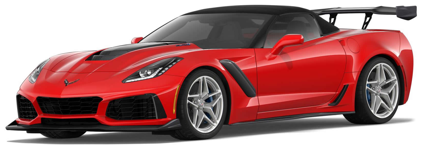 2019 Corvette ZR1 Convertible in Torch Red with the ZTK Track Performance Package