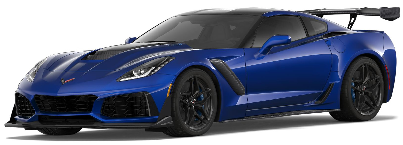 2019 Corvette ZR1 Coupe in Admiral Blue Metallic with the ZTK Track Performance Package