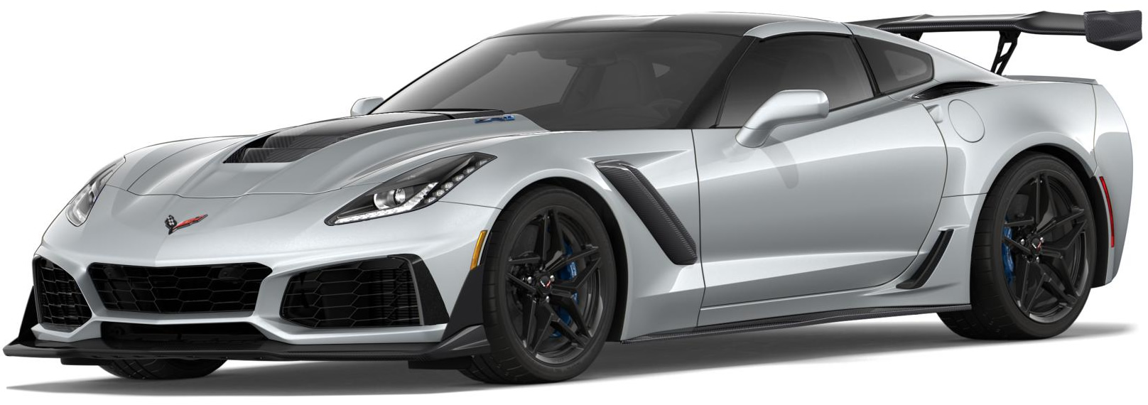 2019 Corvette ZR1 Coupe in Blade Silver Metallic with the ZTK Track Performance Package