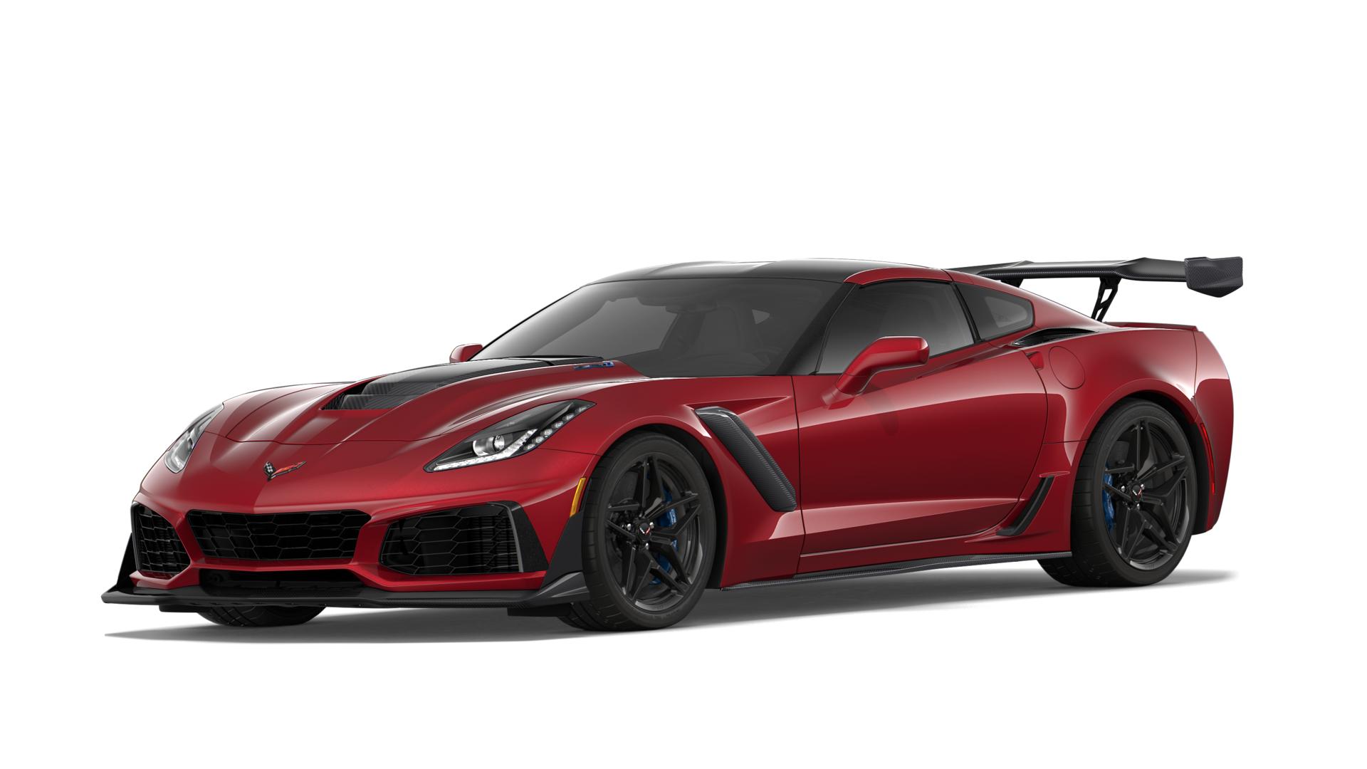 2019 Corvette ZR1 Coupe in Long Beach Red Metallic with the ZTK Track Performance Package