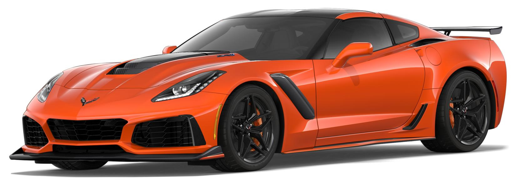 2019 Corvette ZR1 Coupe in Sebring Orange Metallic with the ZLZ Sebring Orange Design Package