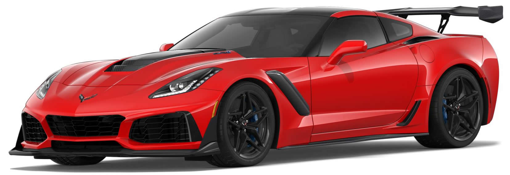2019 Corvette ZR1 Coupe in Torch Red with the ZTK Track Performance Package