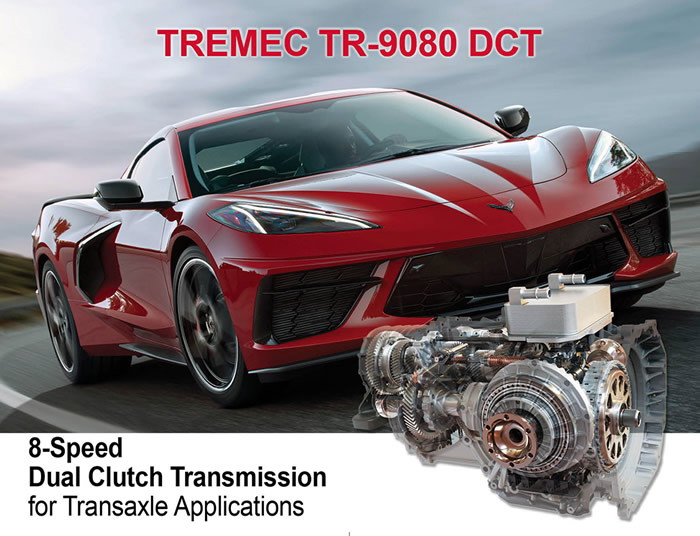TR-9080 DCT: 8-Speed Dual Clutch Transmission for 2020 Corvette