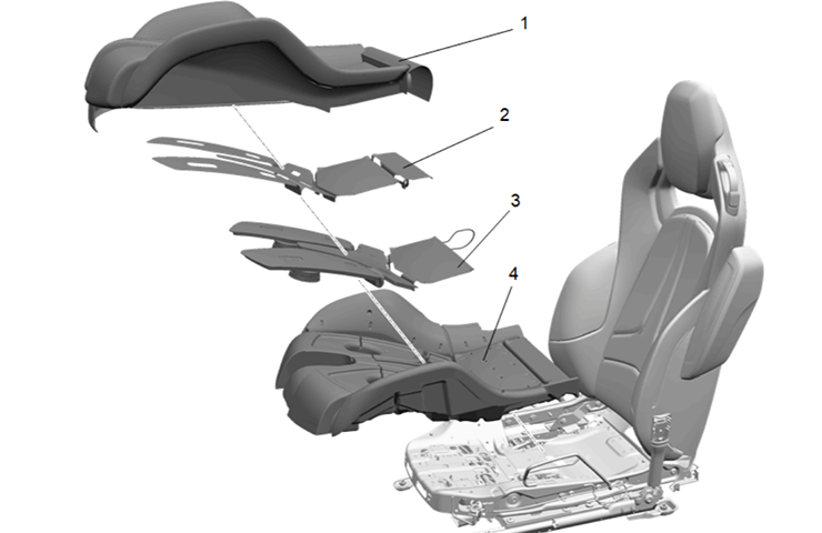 2020 Corvette: GM TechLink: Corvette Competition Seat Bolster Pad Support