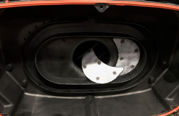 2020 Corvette:  Loose Carbon Patch in Air Cleaner