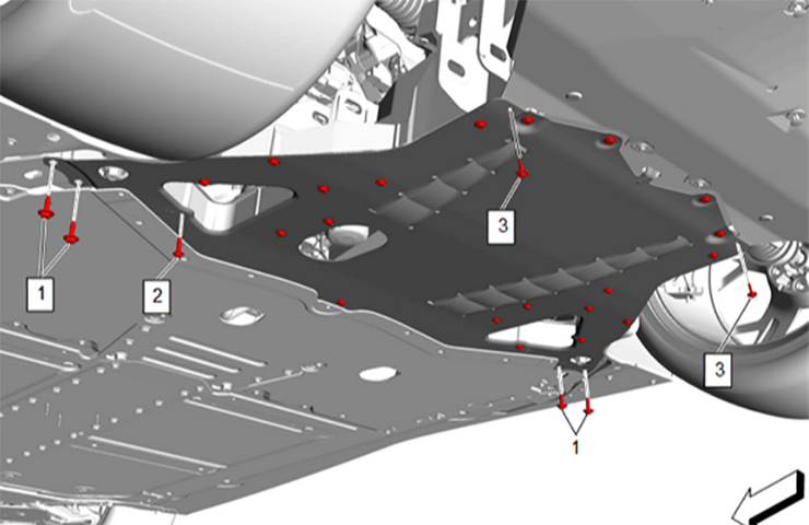 2020 C8 Corvette Rear Cradle Shear Plate
