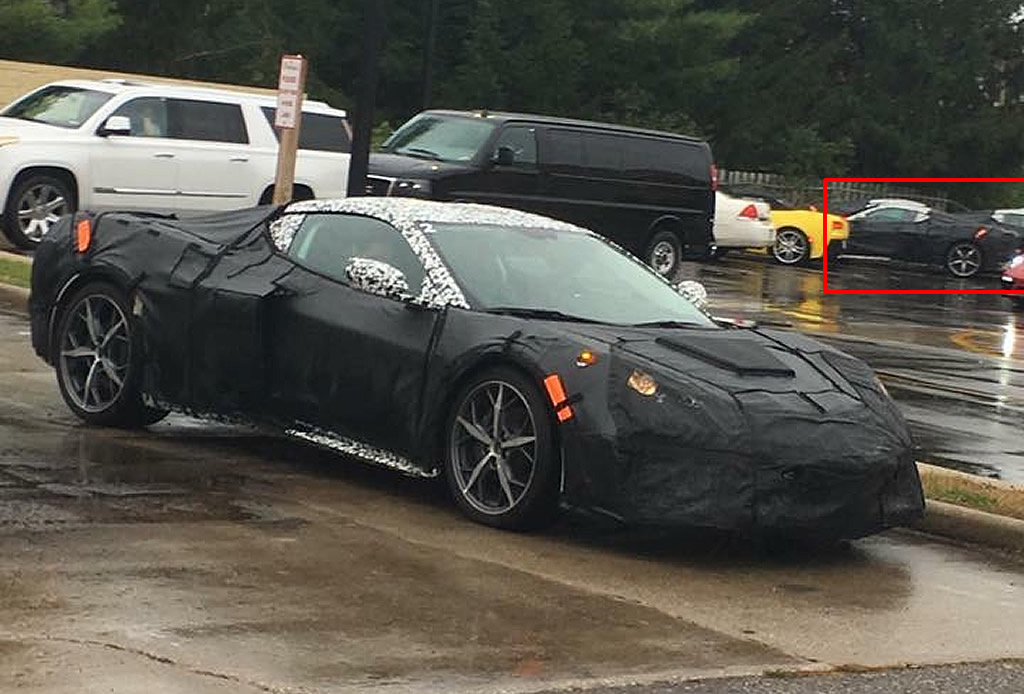 2019 Mid-Engine Corvette spotted in Cadillac, Michigan.