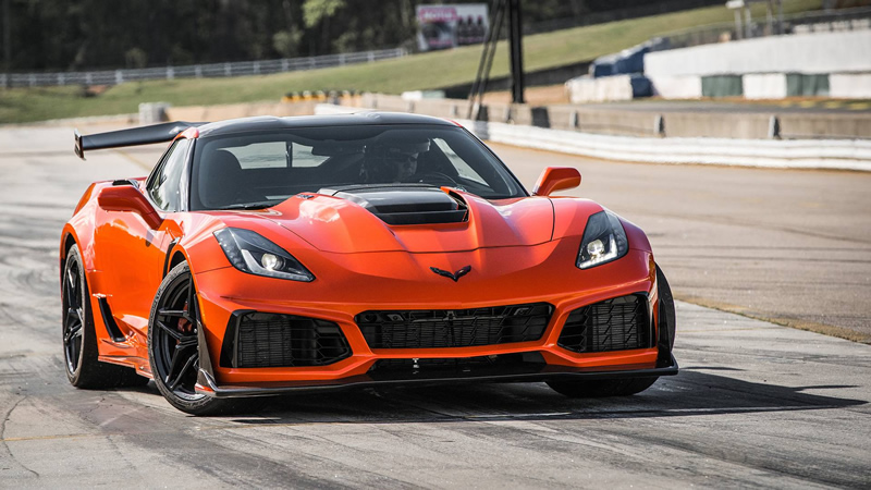 2019 Corvette ZR1 with the Sebring Orange Design Package