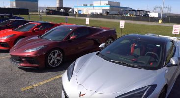 2020 Corvettes at the Bowling Green Corvette Assembly Plant