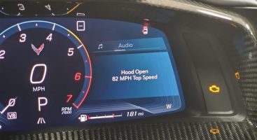 2020 Corvette Hood Open Alert