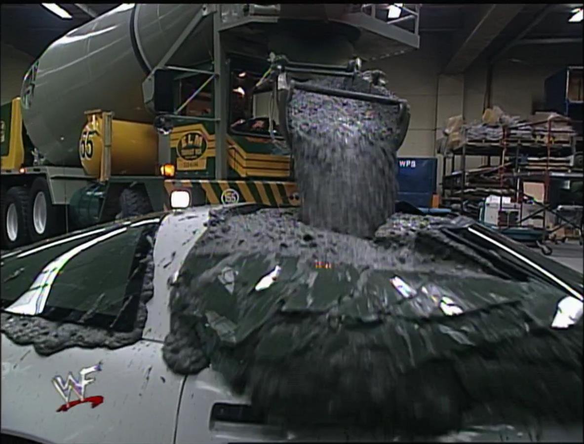 Vince McMahon's Cement-Filled Corvette