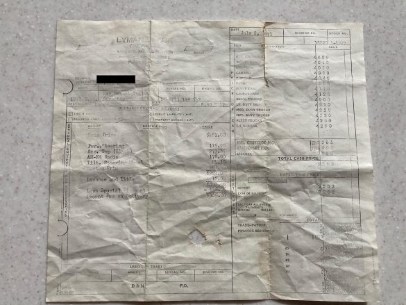 1971 Corvette - War Bonnet Yellow