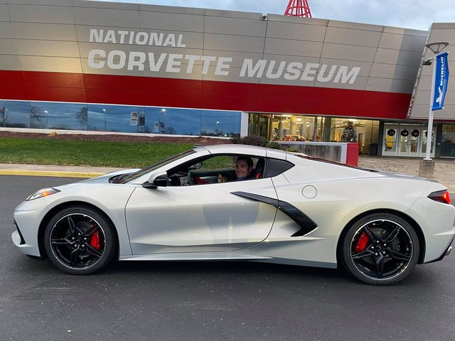 2021 Corvette in Silver Flare