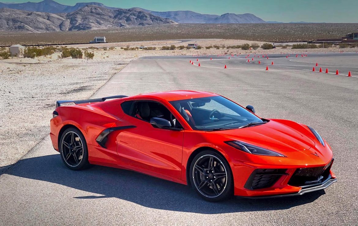 2020 Corvette in Torch Red