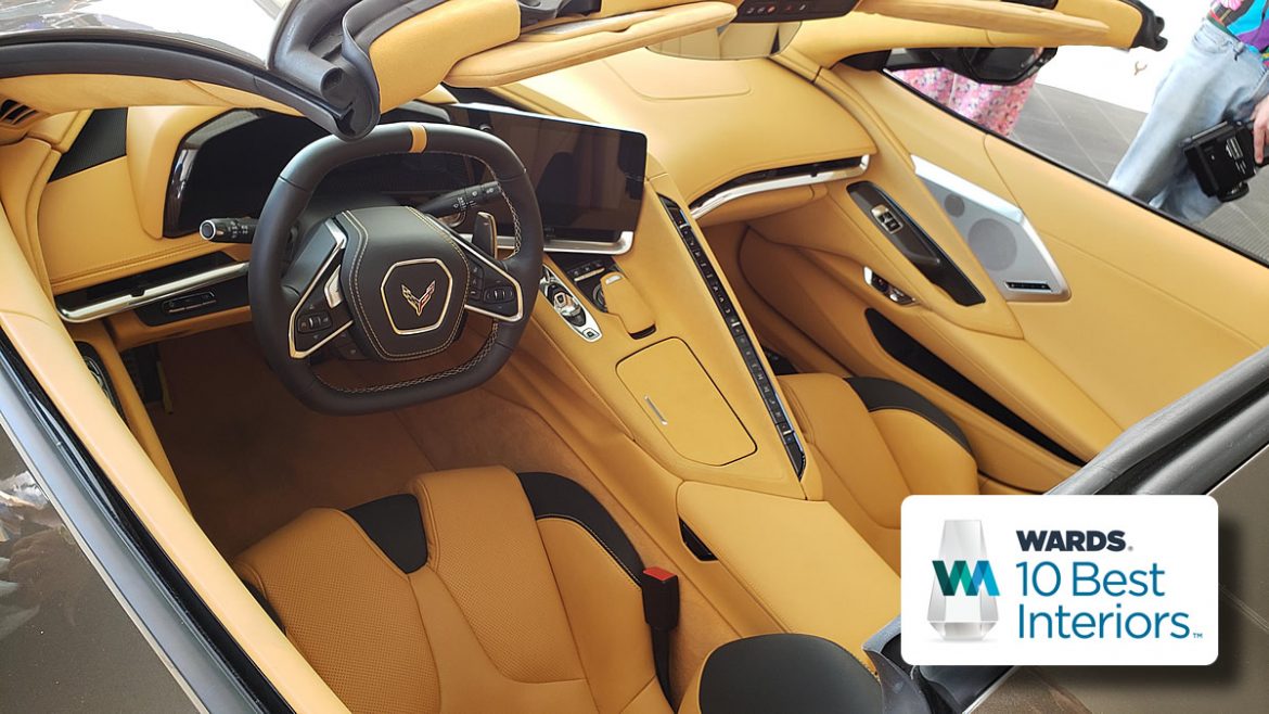 2020 Corvette Wins Wards 10 Best Interiors Award