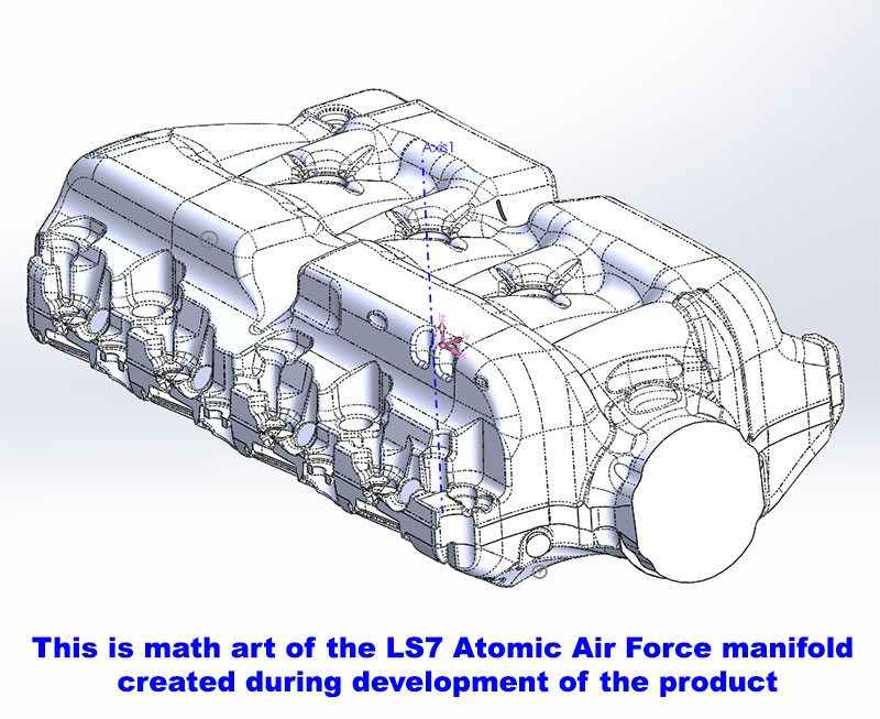 Atomic Air Force Intake Manifold for LS7