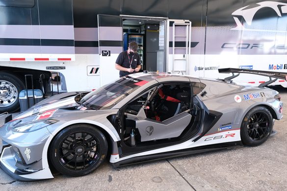 Corvette C8.R #4 in Gray and White Livery | Photo Credit: John Dagys