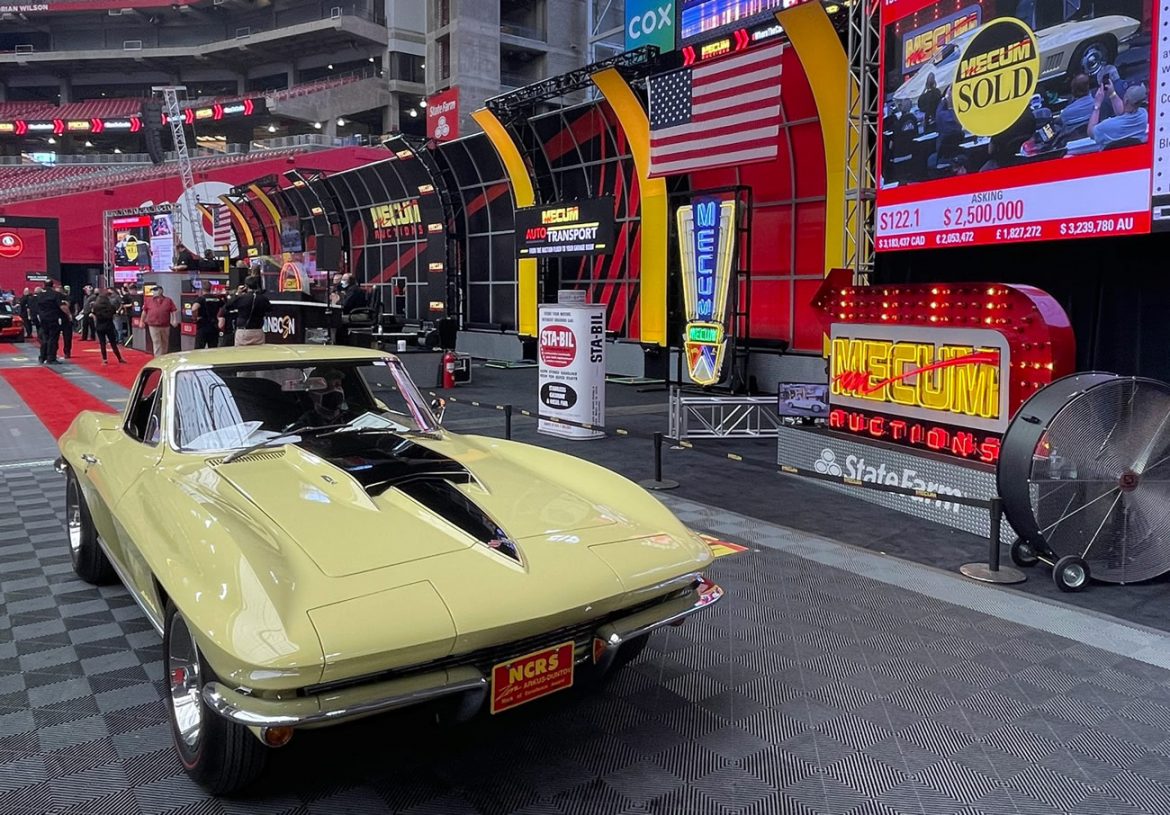 TOP SELLER: The hammer drops at $2.45 million on this 1967 Chevrolet Corvette L88 Coupe!