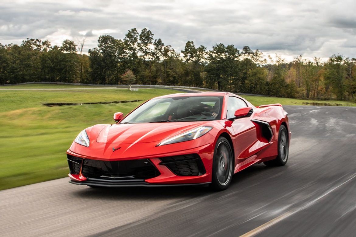 A 2020 Corvette given proper exercise!