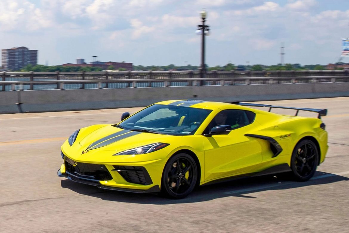 2022 Corvette C8.R Special Edition in Accelerate Yellow