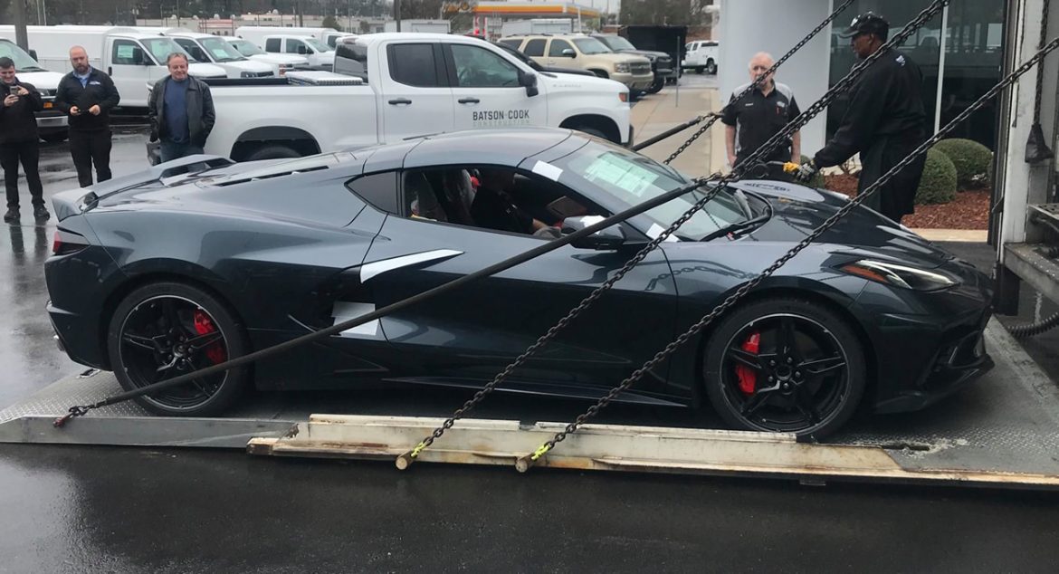 C8 Corvette Courtesy Delivery