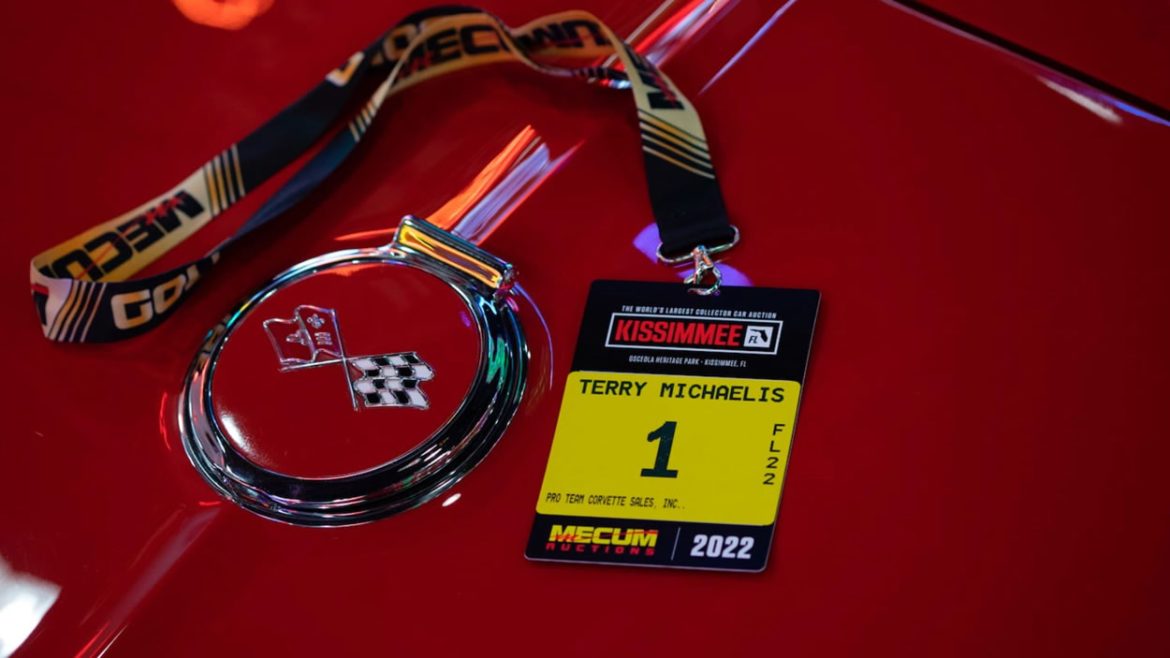 Classic Corvette Dealer Terry Michaelis - owner of ProTeam Corvette Raises $250,000 at Mecum Auctions for 'Curing Kids Cancer' charity
