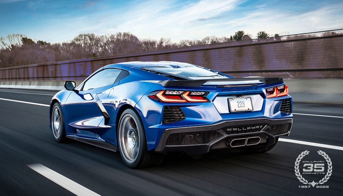 GM and Callaway are introducing a new, limited-edition 2022 “B2K 35th Anniversary” Stingray, commemorating the anniversary of the Callaway/Corvette collaboration.