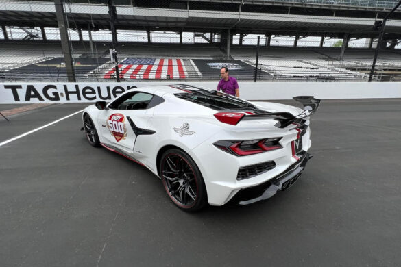 Former INDYCAR SERIES driver and team owner Sarah Fisher, who remains the fastest woman in Indianapolis 500 history, will drive the 2023 Corvette Z06 70th Anniversary Edition Pace Car to lead the field to the green flag for the 106th Indianapolis 500 on Sunday, May 29 at Indianapolis Motor Speedway.