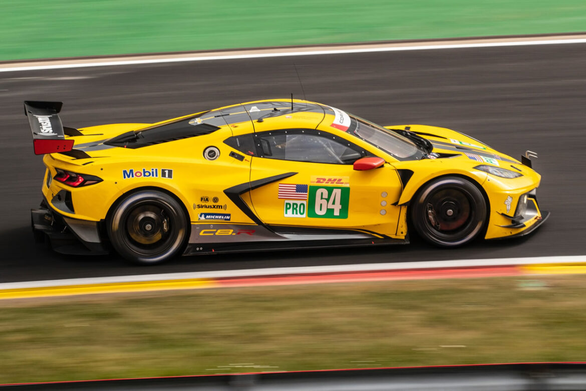 Nick Tandy qualified Corvette Racing’s No. 64 Chevrolet Corvette C8.R third on the GTE Pro grid Friday ahead of the Six Hours of Spa